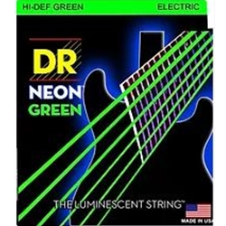 DR Neon Green Light Electric Strings 9-42