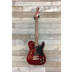 Fender Jim Atkins P90 Thinline Tele-Natural Red-Used
